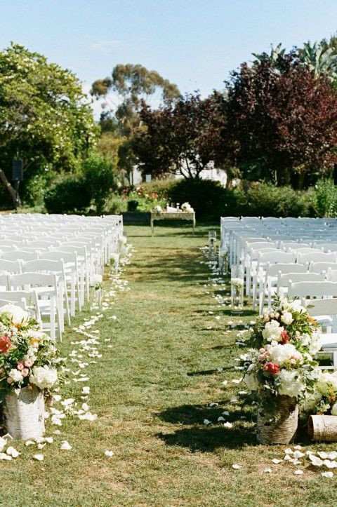 Aisle Decorations For Outdoor Wedding
 Pin on Fall Wedding Planning