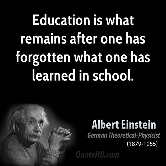 Albert Einstein Educational Quotes
 Albert Einstein Quotes About School QuotesGram