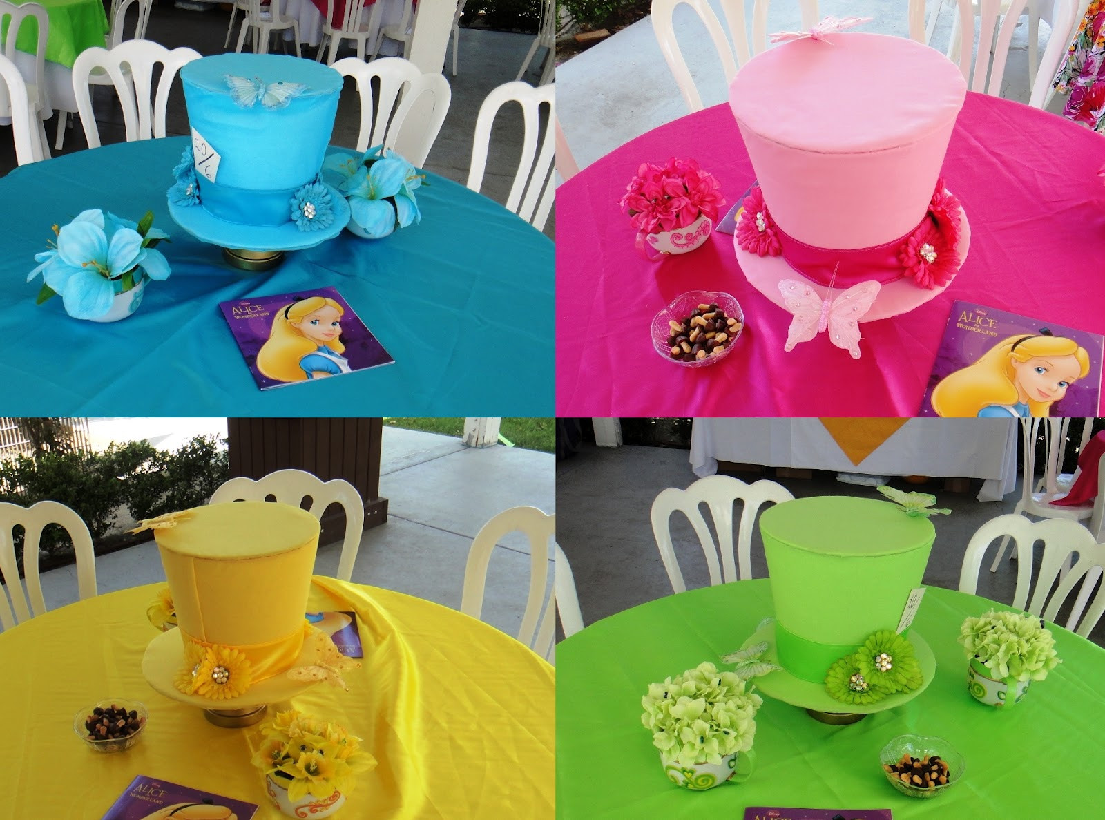 Alice In Wonderland Decorations DIY
 DIY Mad Hatter Centerpieces This Fairy Tale Life