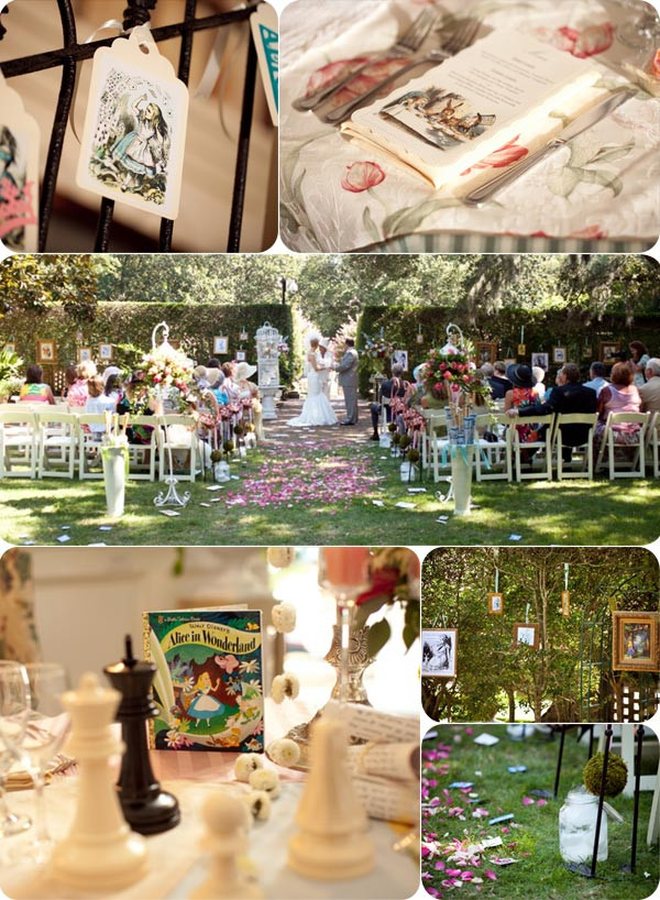 Alice In Wonderland Themed Wedding
 Top 3 Alice in Wonderland Wedding Ideas