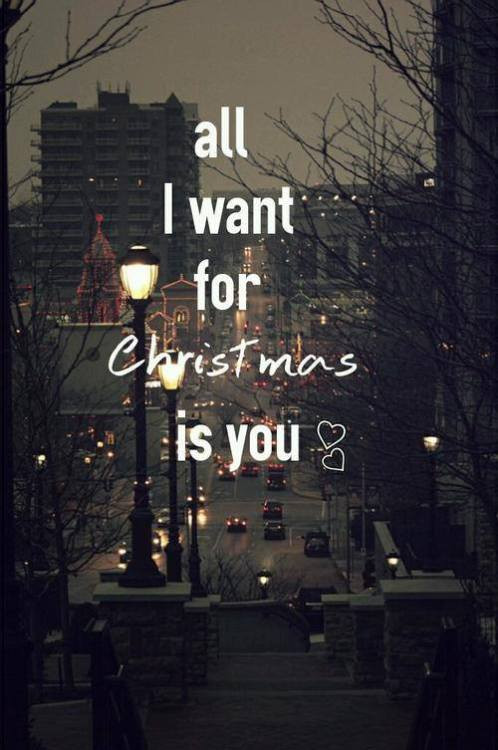 All I Want For Christmas Is You Quotes
 all i want for christmas is youu