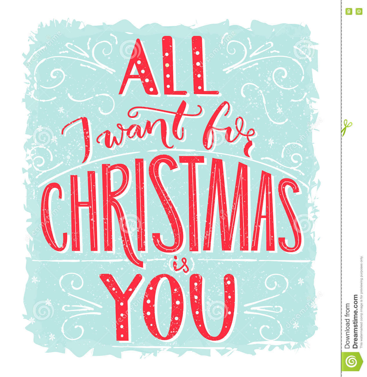 All I Want For Christmas Is You Quotes
 All I Want For Christmas Is You Greeting Card With