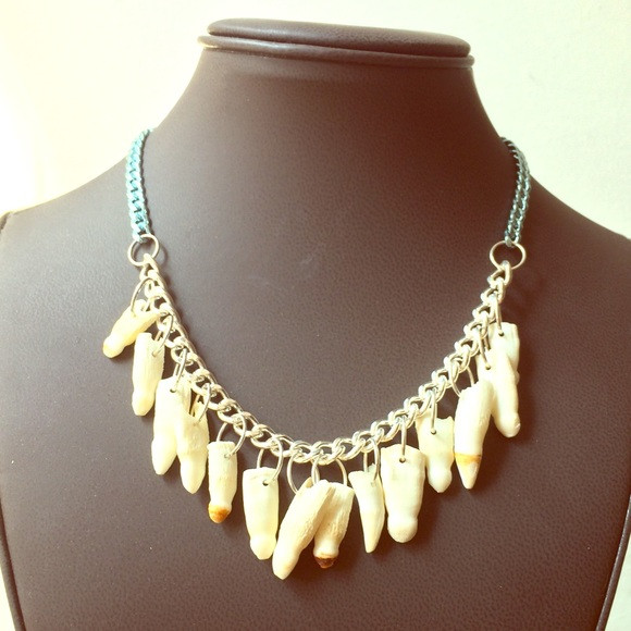 Alligator Tooth Necklace
 Copper Tooth Jewels Jewelry