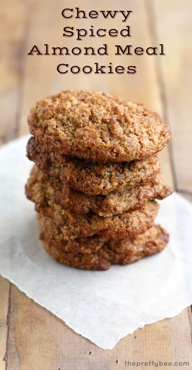 Almond Meal Cookies Recipe
 Chewy Almond Meal Cookies The Pretty Bee