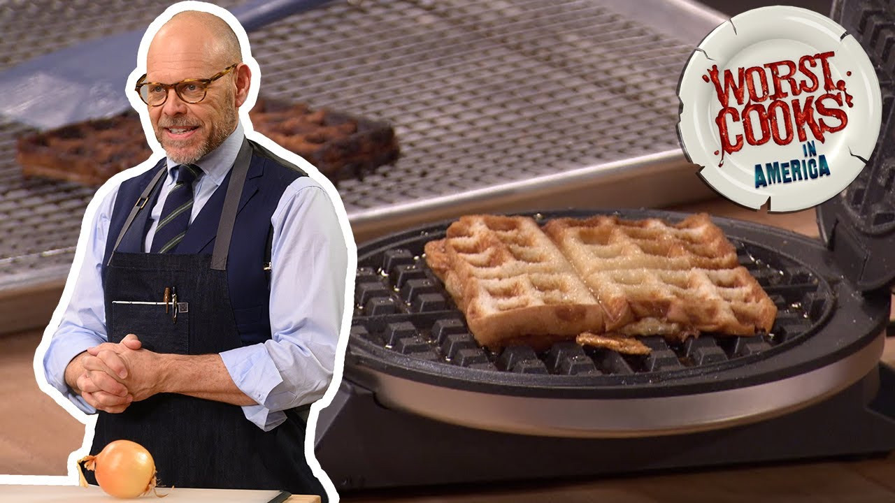 Alton Brown Chicken Noodle Soup
 Alton Brown Makes a Waffled Chicken Sandwich and Chicken