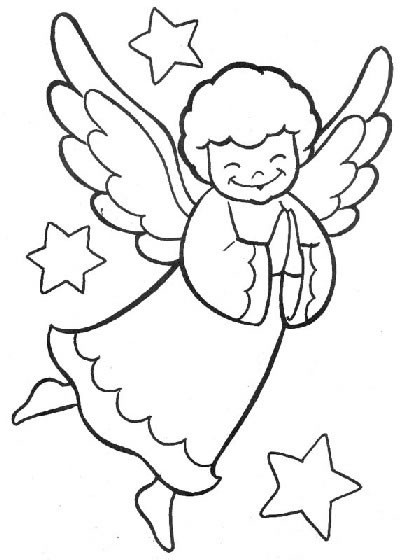 Angel Coloring Pages For Kids
 Free Printable Angel Coloring For Your Kids