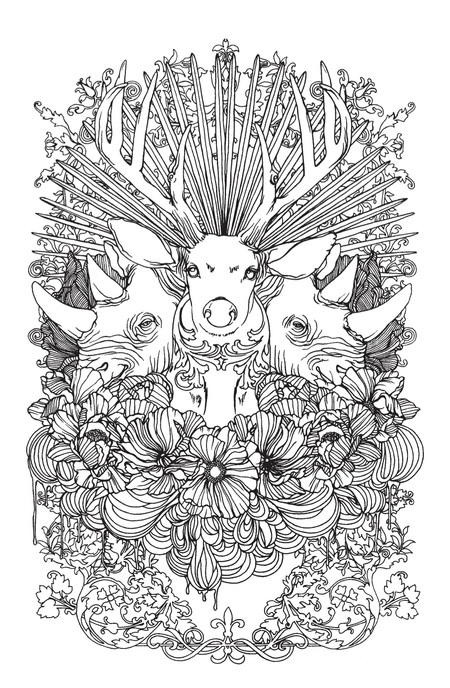 Animal Coloring Pages For Adults
 Stunning Wild Animals Coloring Page