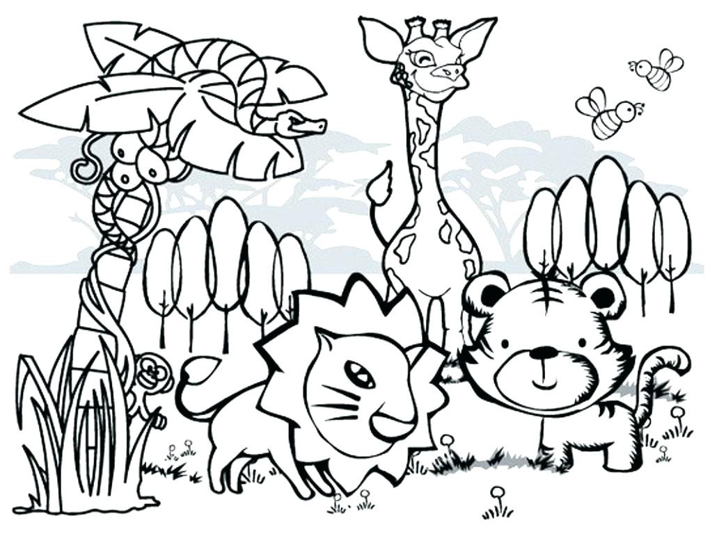 Animal Coloring Pages For Toddlers
 Wild Animal Coloring Pages Best Coloring Pages For Kids
