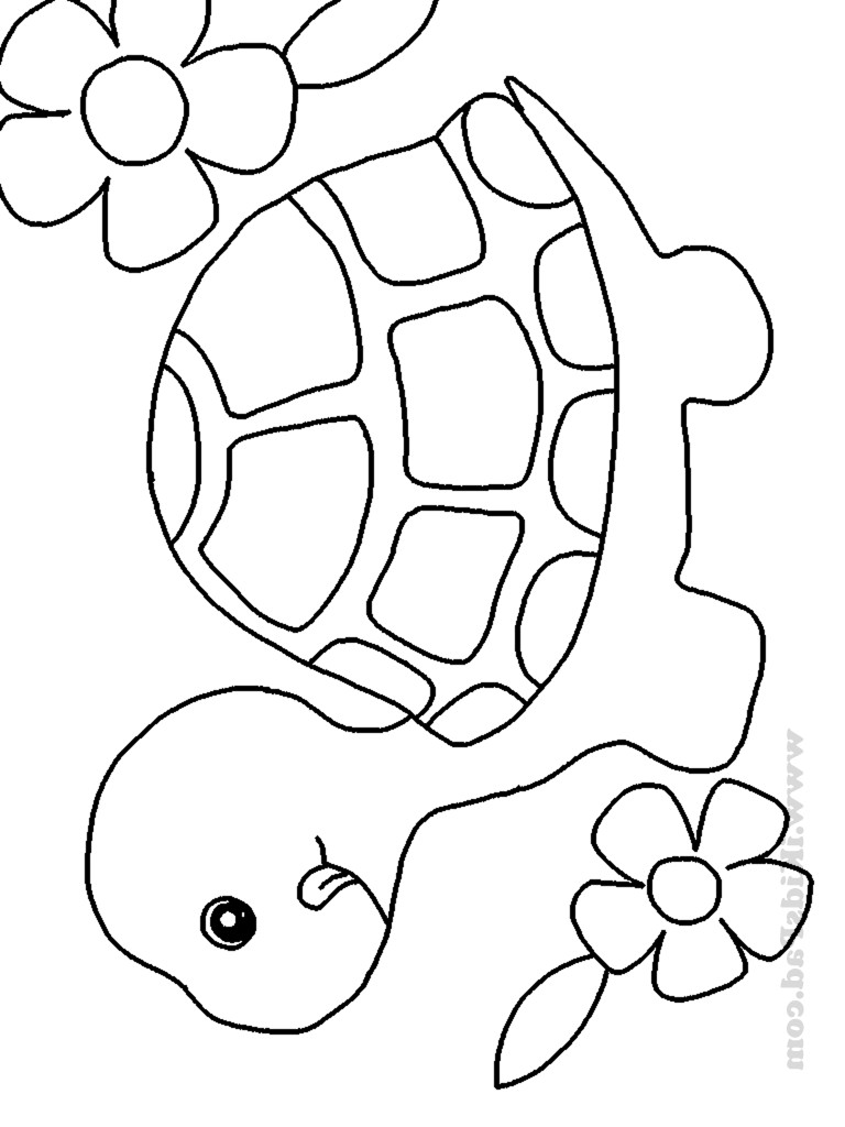 Animal Coloring Pages For Toddlers
 Cute Baby Animal Coloring Pages To Print Coloring Home