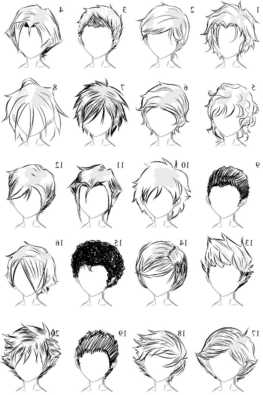 Anime Haircuts Male
 Male Anime Hairstyles Drawing at PaintingValley
