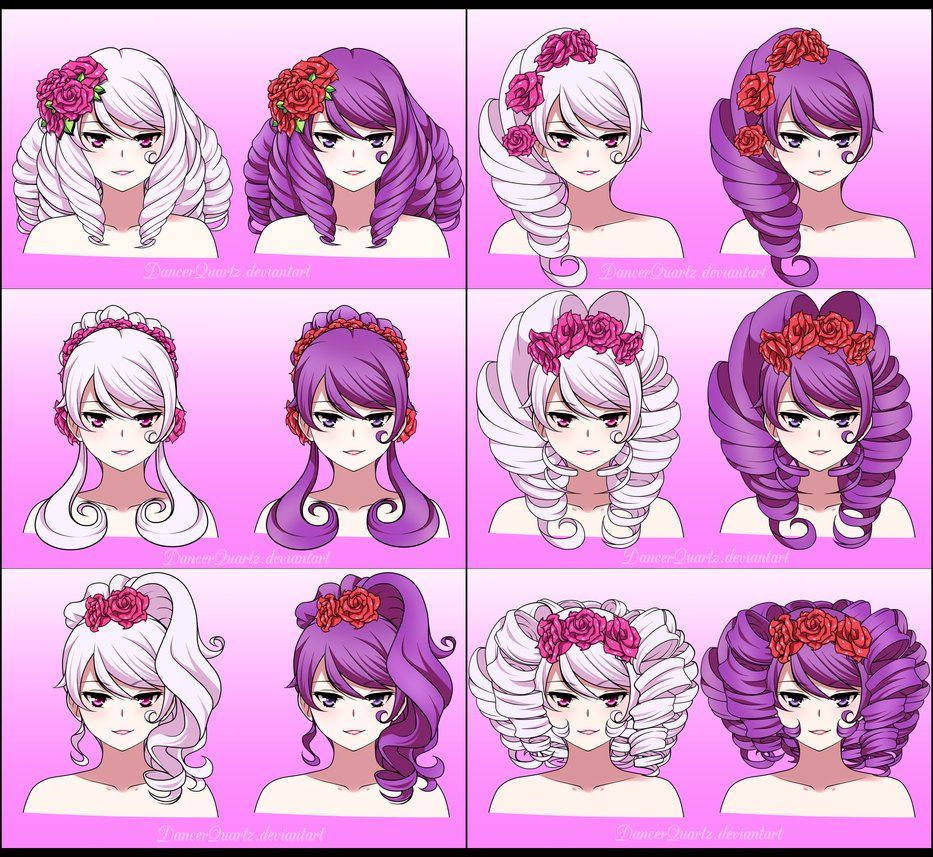 Anime Hairstyle Names
 Kizana s Hair Styles by DancerQuartz