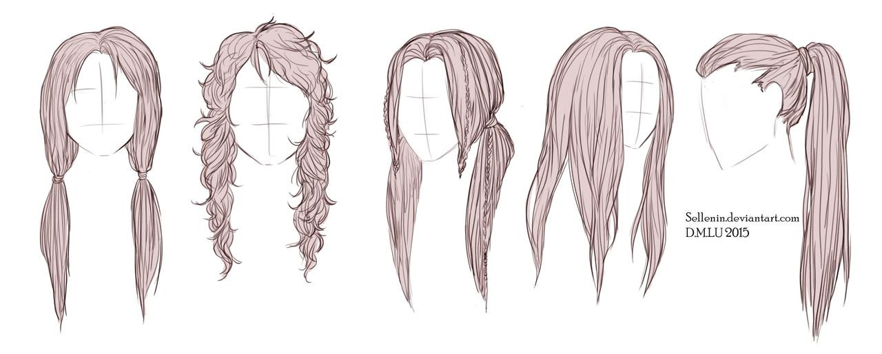 Anime Hairstyles Long
 Long Hairstyles by Sellenin on DeviantArt