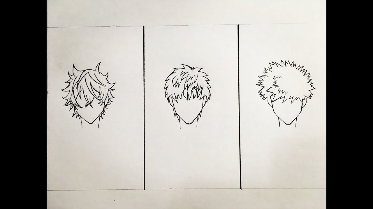 Anime Hairstyles Male
 How to draw male anime hair