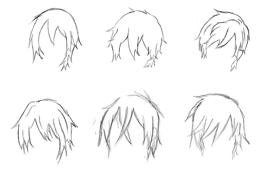 Anime Hairstyles Male
 My Memories How To Draw Anime