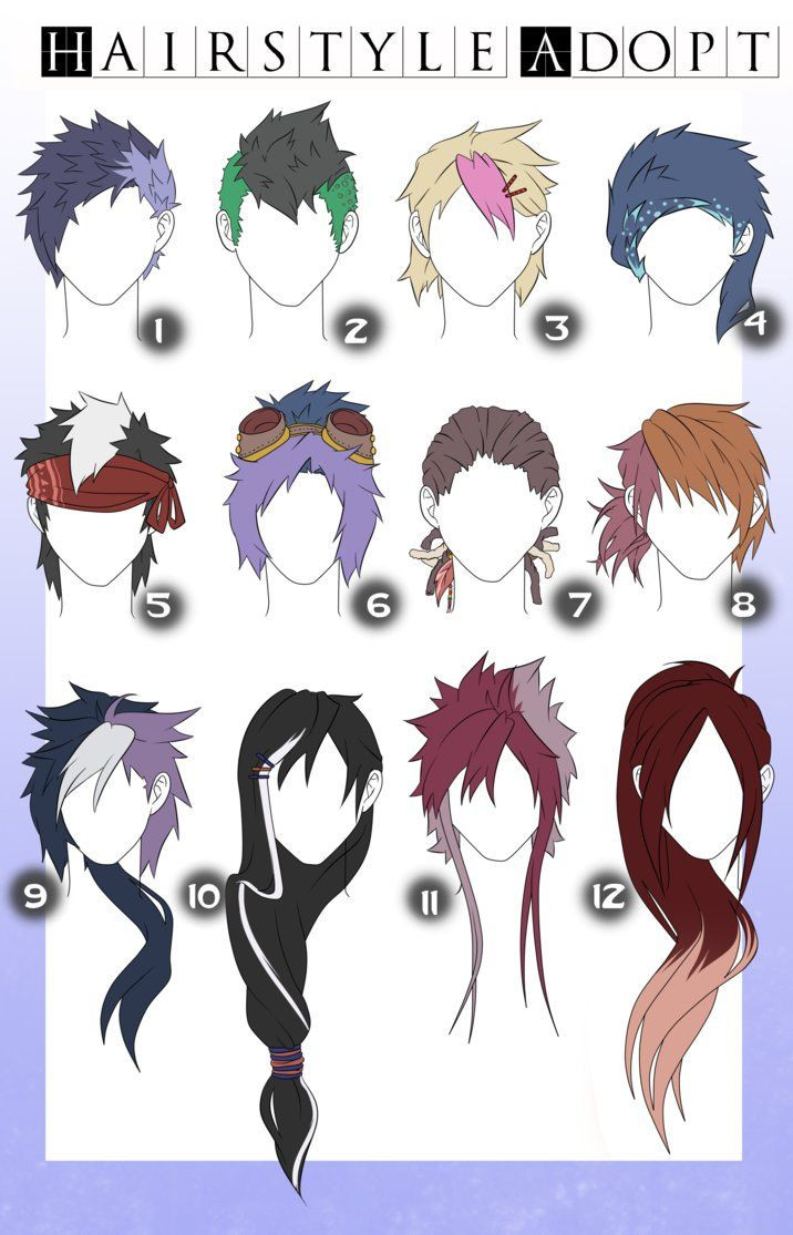 Anime Hairstyles Male
 Hairstyle adopts with color male CLOSED by