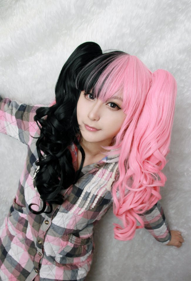 Anime Pigtail Hairstyles
 Great Bargain Unique Women Half Mixed Hairstyle Anime