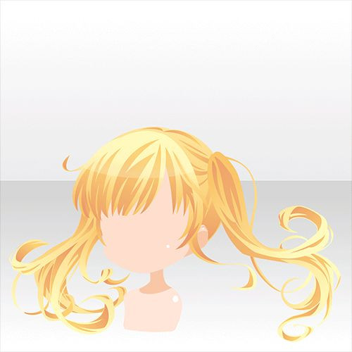 blonde pigtails Anime