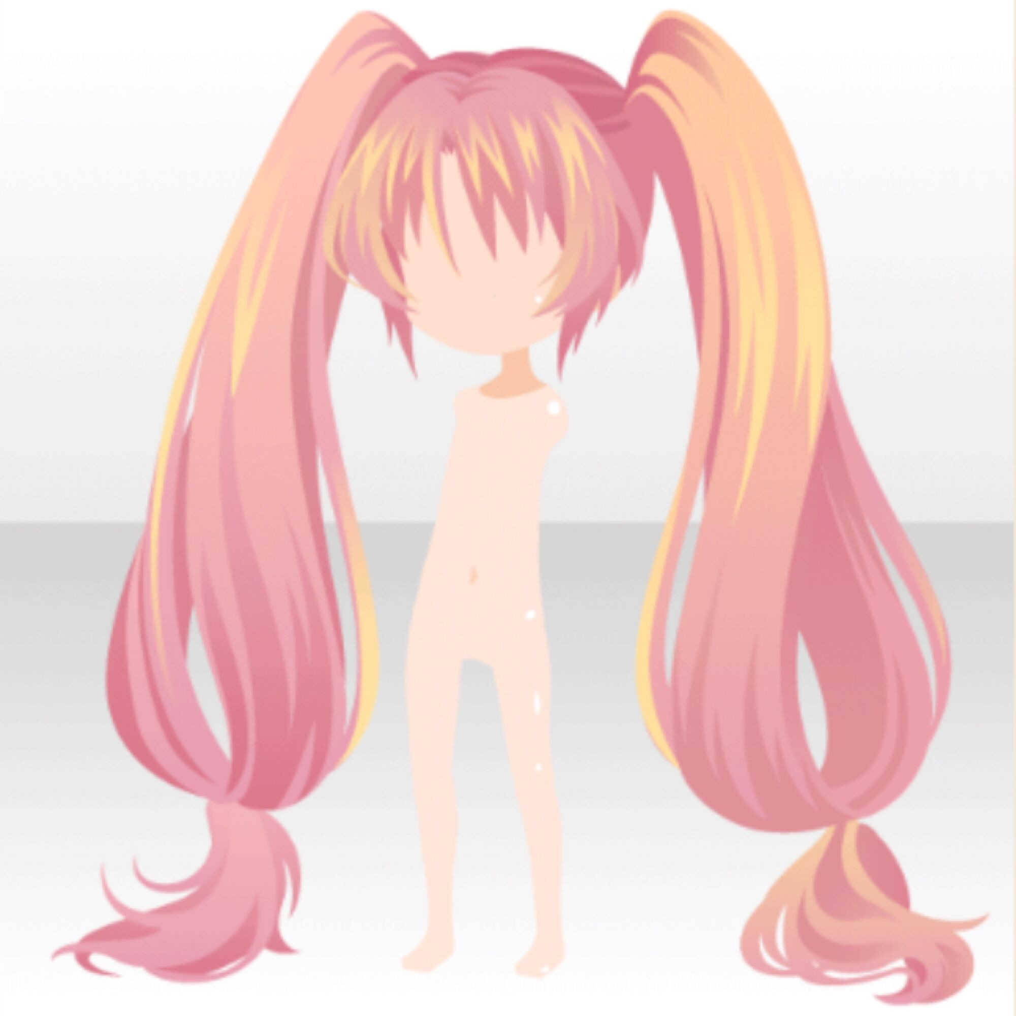 Anime Pigtails Hairstyles
 Image Hairstyle Long Pigtails ver A pink