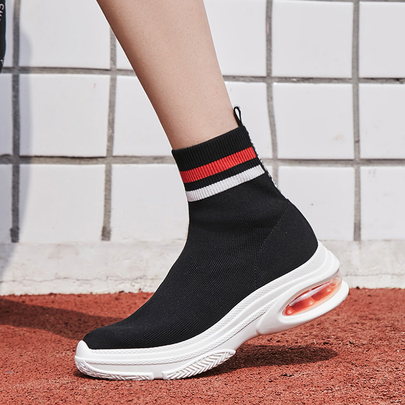 Anklet With Sneakers
 Chiko Clifford Sock Sneaker Ankle Boots