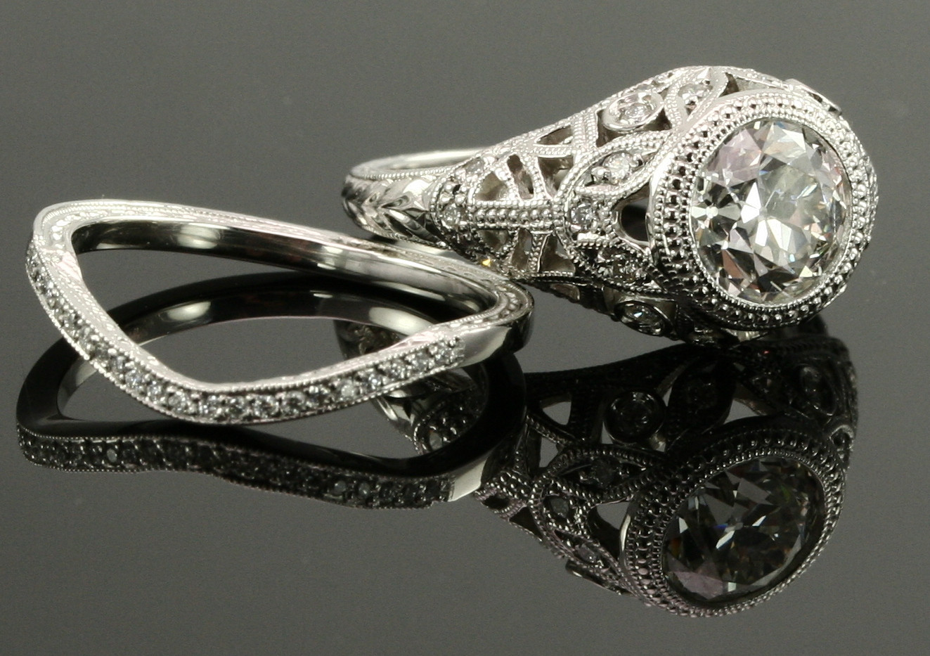 Antique Wedding Bands
 Antique Engagement Rings Jonathan s Diamond Buyer
