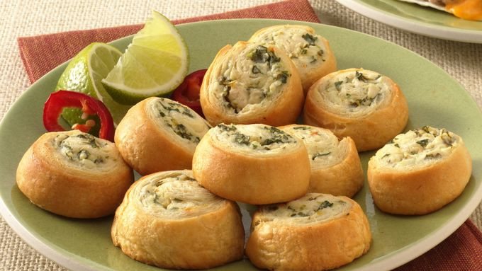 Appetizers Using Crescent Rolls
 Jalapeño Chicken Crescent Pinwheels recipe from Tablespoon