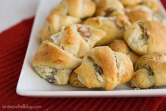 Appetizers Using Crescent Rolls
 Bacon Appetizer Crescents Taste and Tell