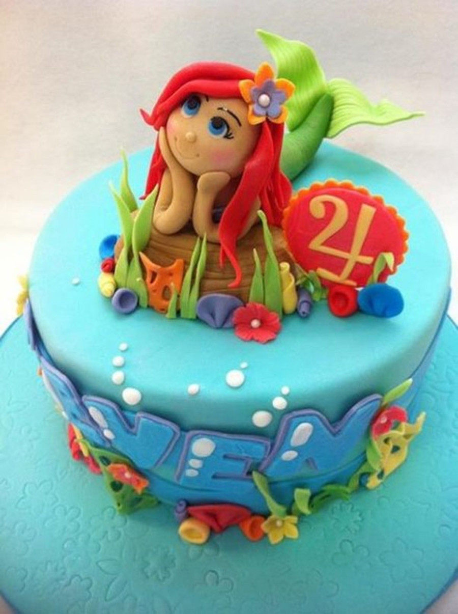 Ariel Birthday Cakes
 Little Ariel Cake CakeCentral