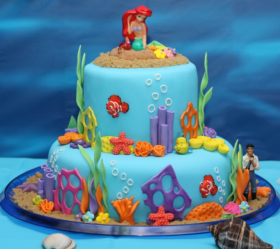 Ariel Birthday Cakes
 Under The Sea ariel Birthday Cake CakeCentral
