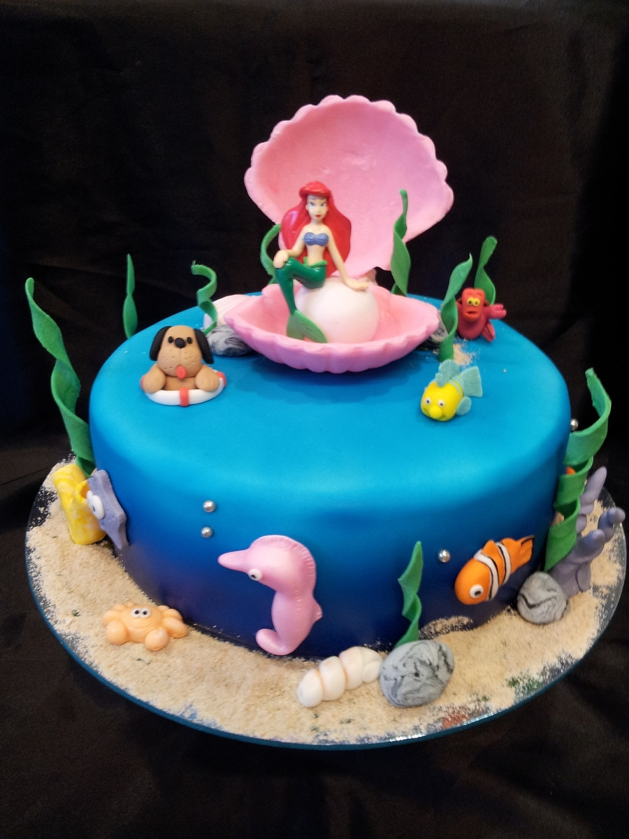 Ariel Birthday Cakes
 Ariel Mermaid Cake CakeCentral