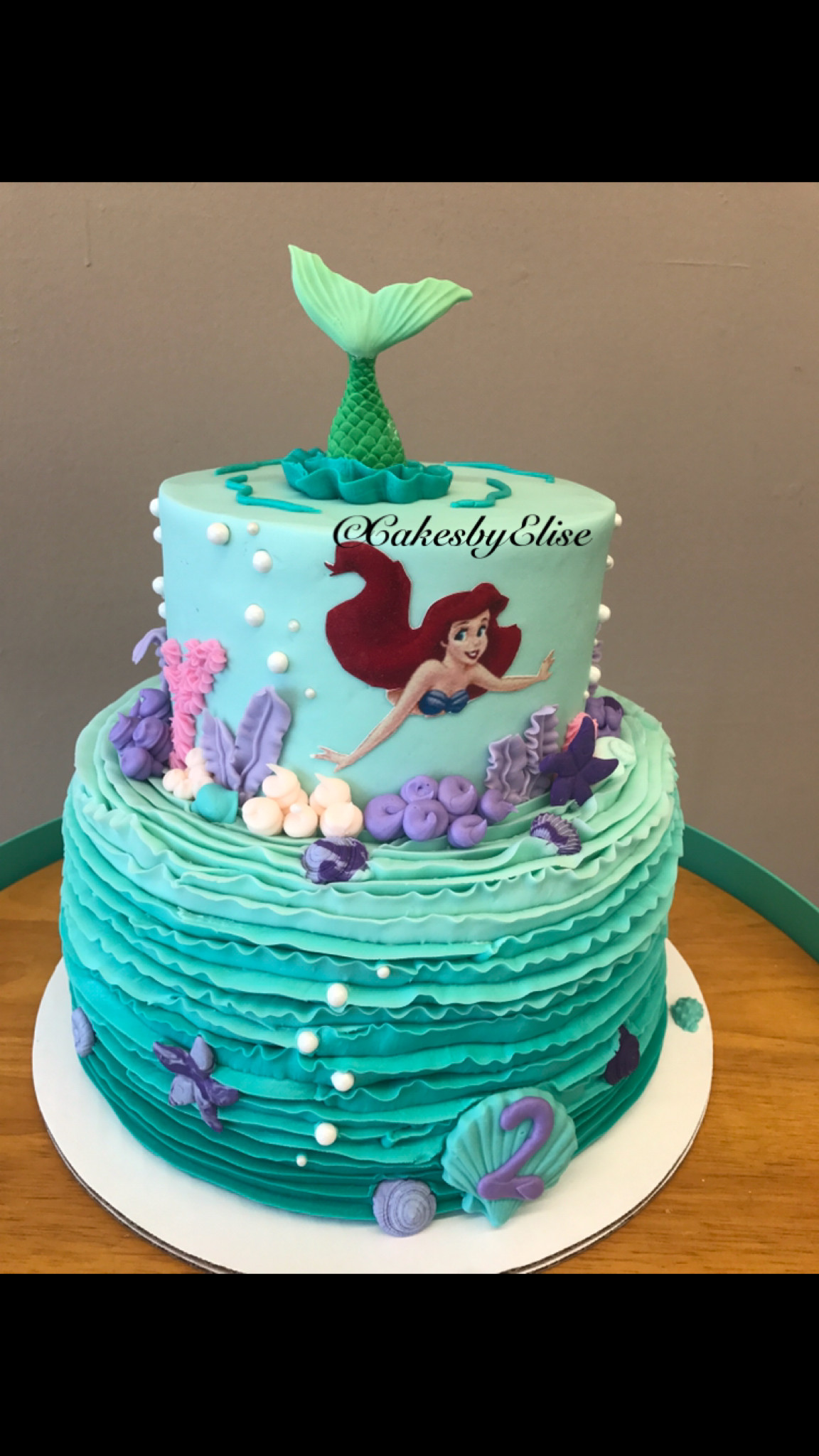 Ariel Birthday Cakes
 Little mermaid cake Little mermaid swimming cake