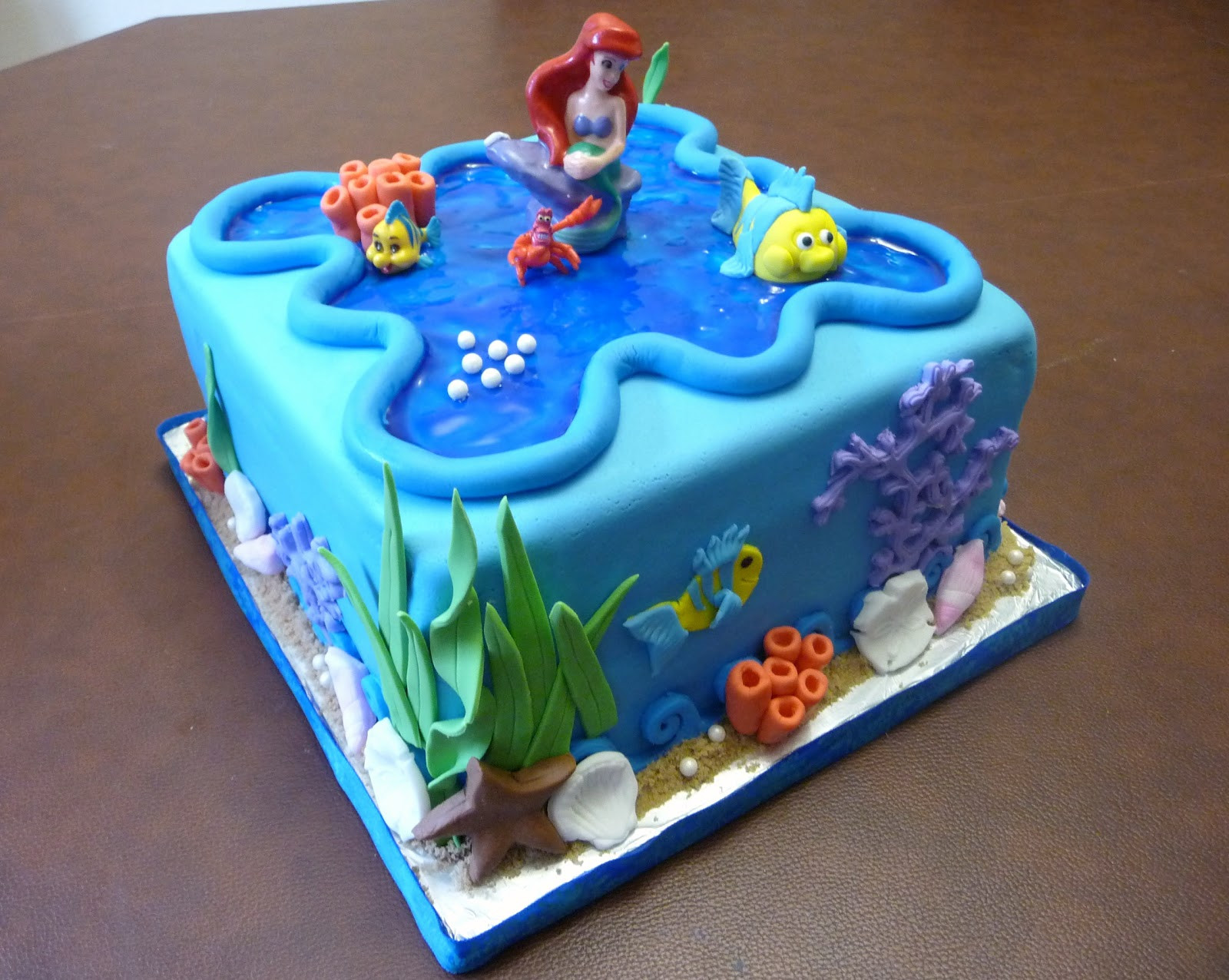 Ariel Birthday Cakes
 Pure Delights Baking Co The Little Mermaid
