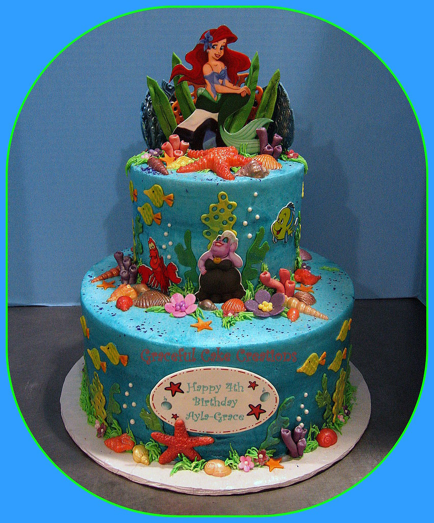 Ariel Birthday Cakes
 Ariel Little Mermaid Birthday Cake Grace Tari