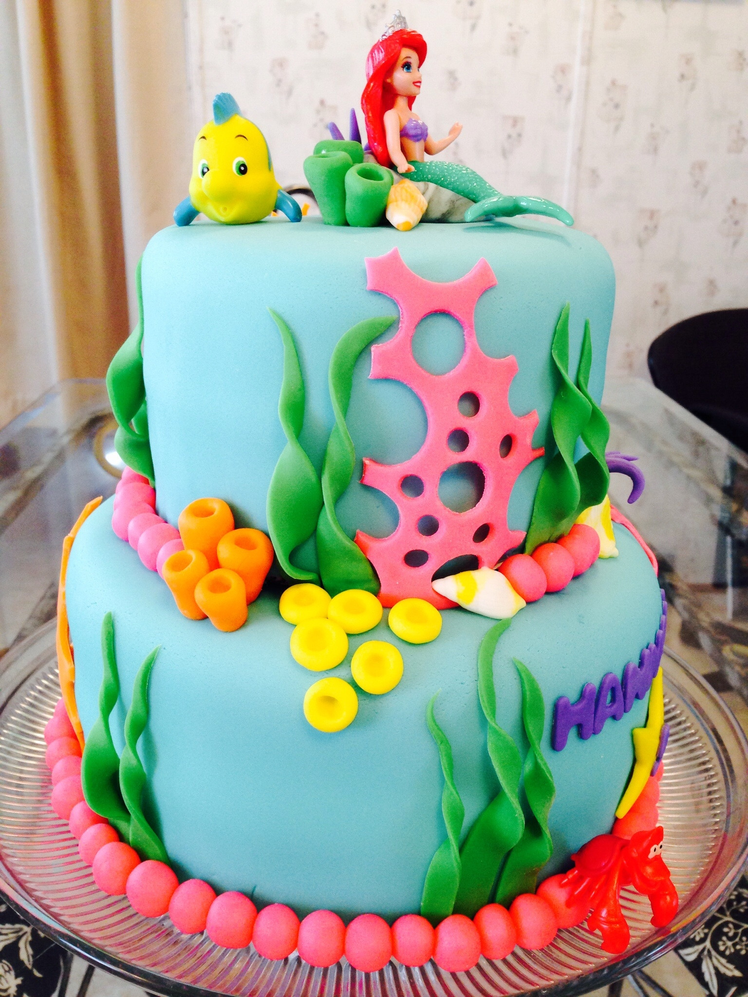 Ariel Birthday Cakes
 Little Mermaid Cake CakeCentral