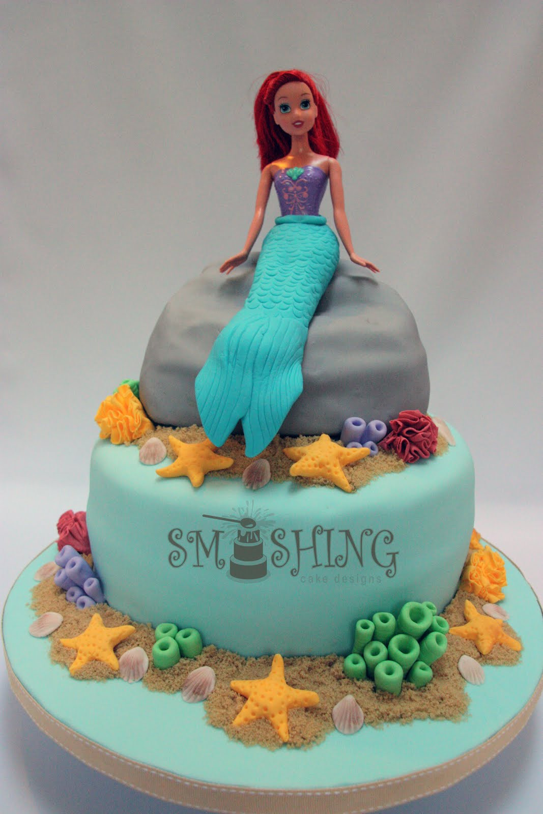 Ariel Birthday Cakes
 Smashing Cake Designs Ariel Birthday Cake