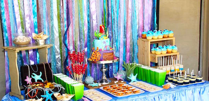 Ariel Mermaid Birthday Party Ideas
 Kara s Party Ideas Ariel The Little Mermaid Birthday