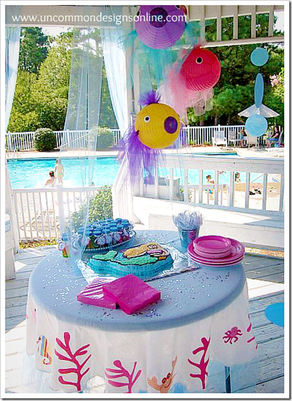Ariel Pool Party Ideas
 Bud Party Planning Ideas For Kids Un mon Designs