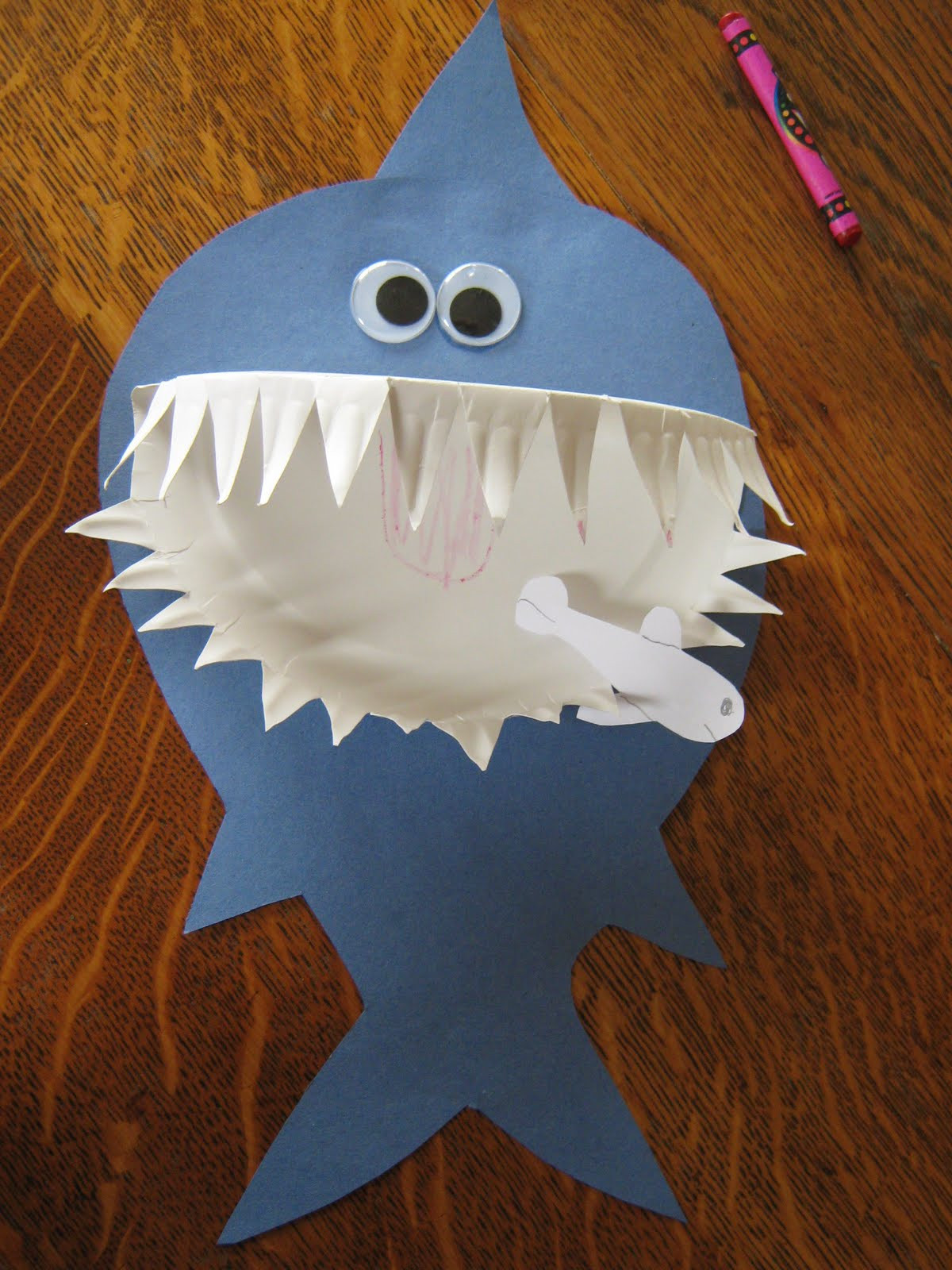 Art And Craft Activities For Preschoolers
 Paper Plate Shark