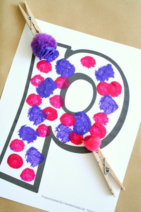 Art And Craft Activities For Preschoolers
 Using Process Art Alphabet Crafts in Preschool