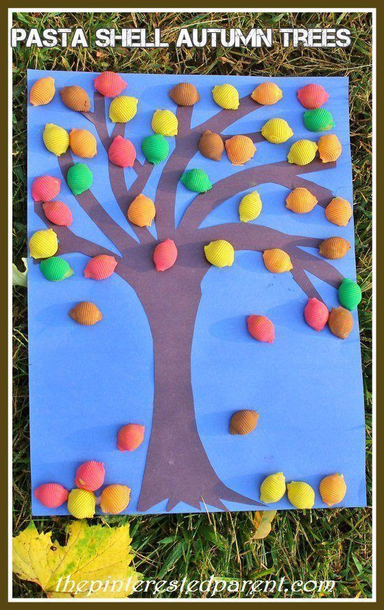 Art And Craft Activities For Toddlers
 Pasta Shell Autumn Crafts