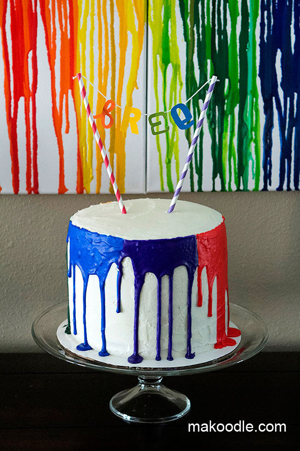 Art Birthday Cake
 Art Birthday Cake Makoodle