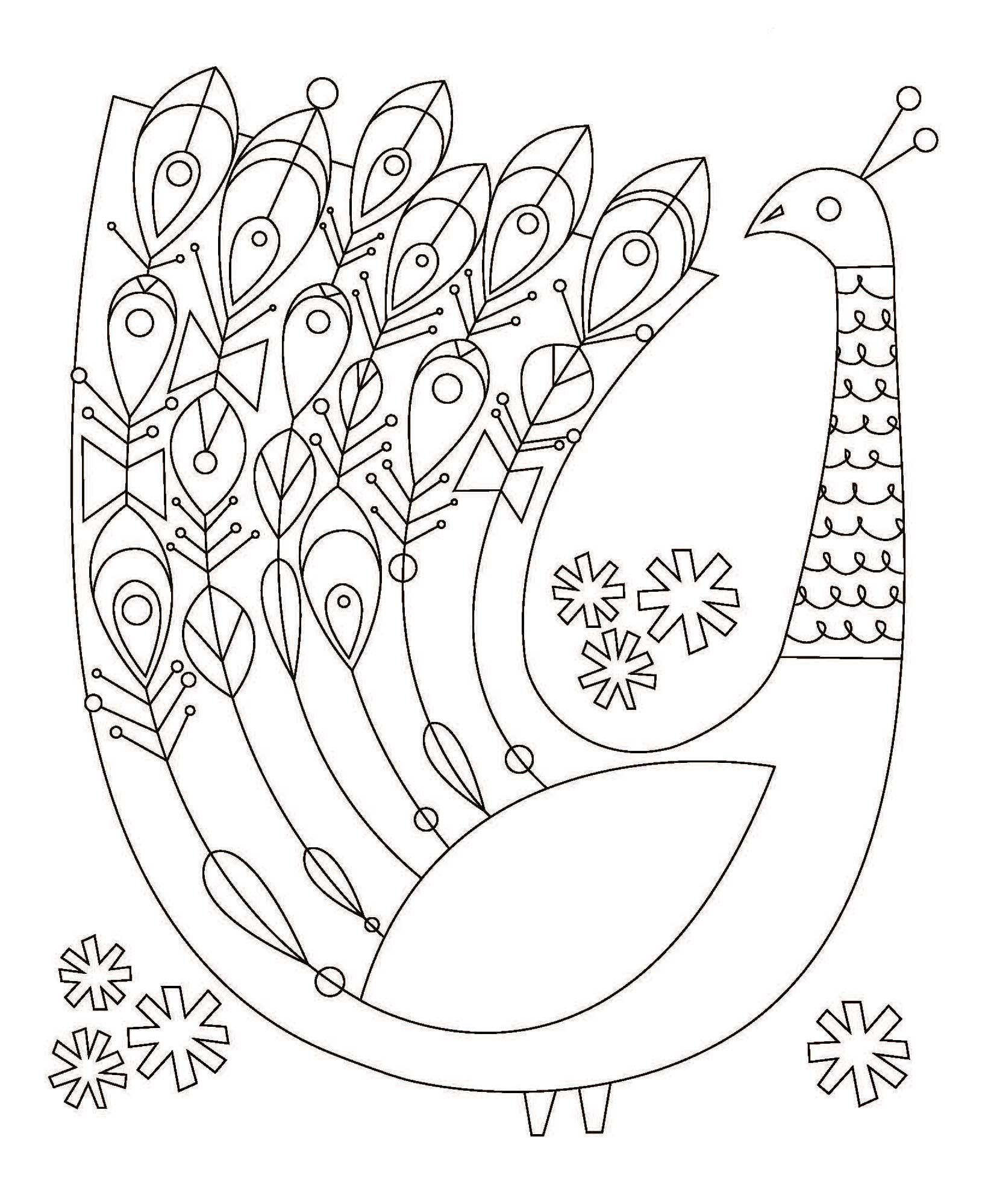 Art Coloring Pages For Kids
 Amazon Just Add Color Mid Century Modern Animals 30