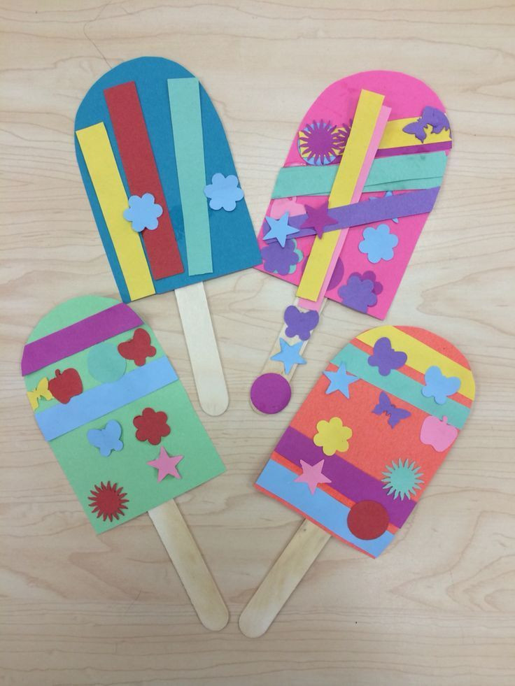 Art Craft For Preschool
 Popsicle Summer Art Craft for Preschoolers Kindergarten