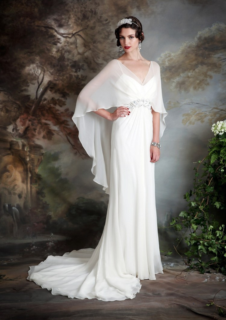 Art Deco Wedding Dress
 Eliza Jane Howell beaded and embellished Art Deco