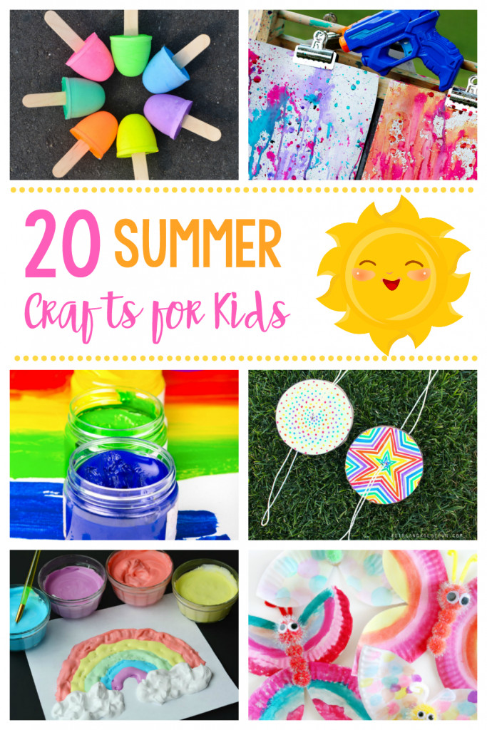 Arts And Crafts For Toddlers
 20 Simple & Fun Summer Crafts for Kids