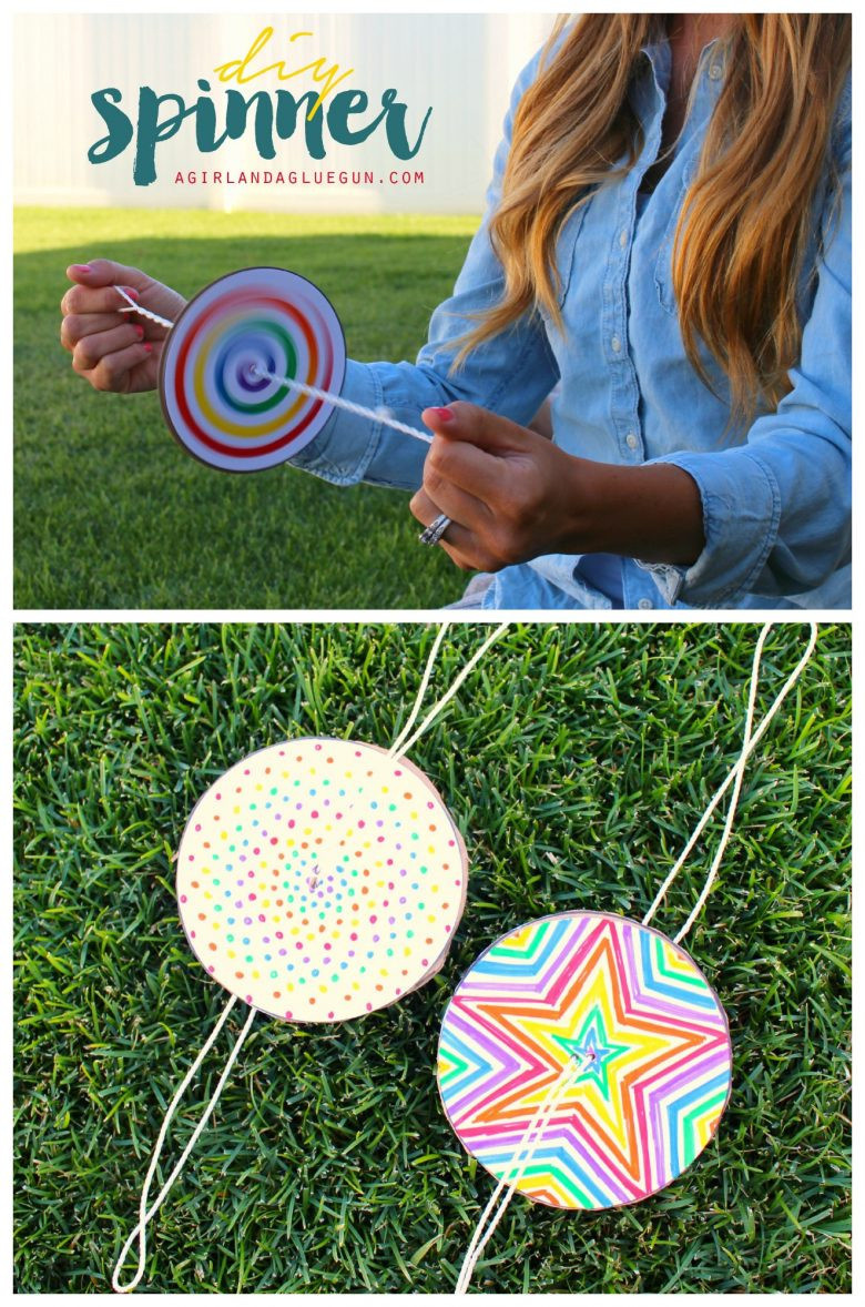 Arts And Crafts For Toddlers
 DIY Paper Spinner for Endless Fun