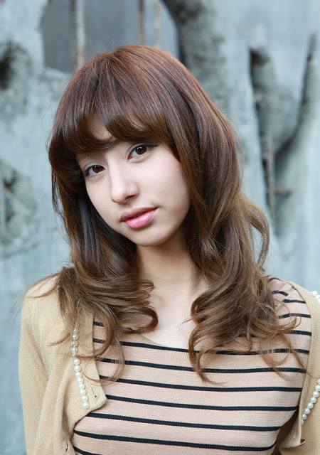 Asian Girl Haircuts
 New Beautiful Long Wavy Hairstyle for Asian Girls