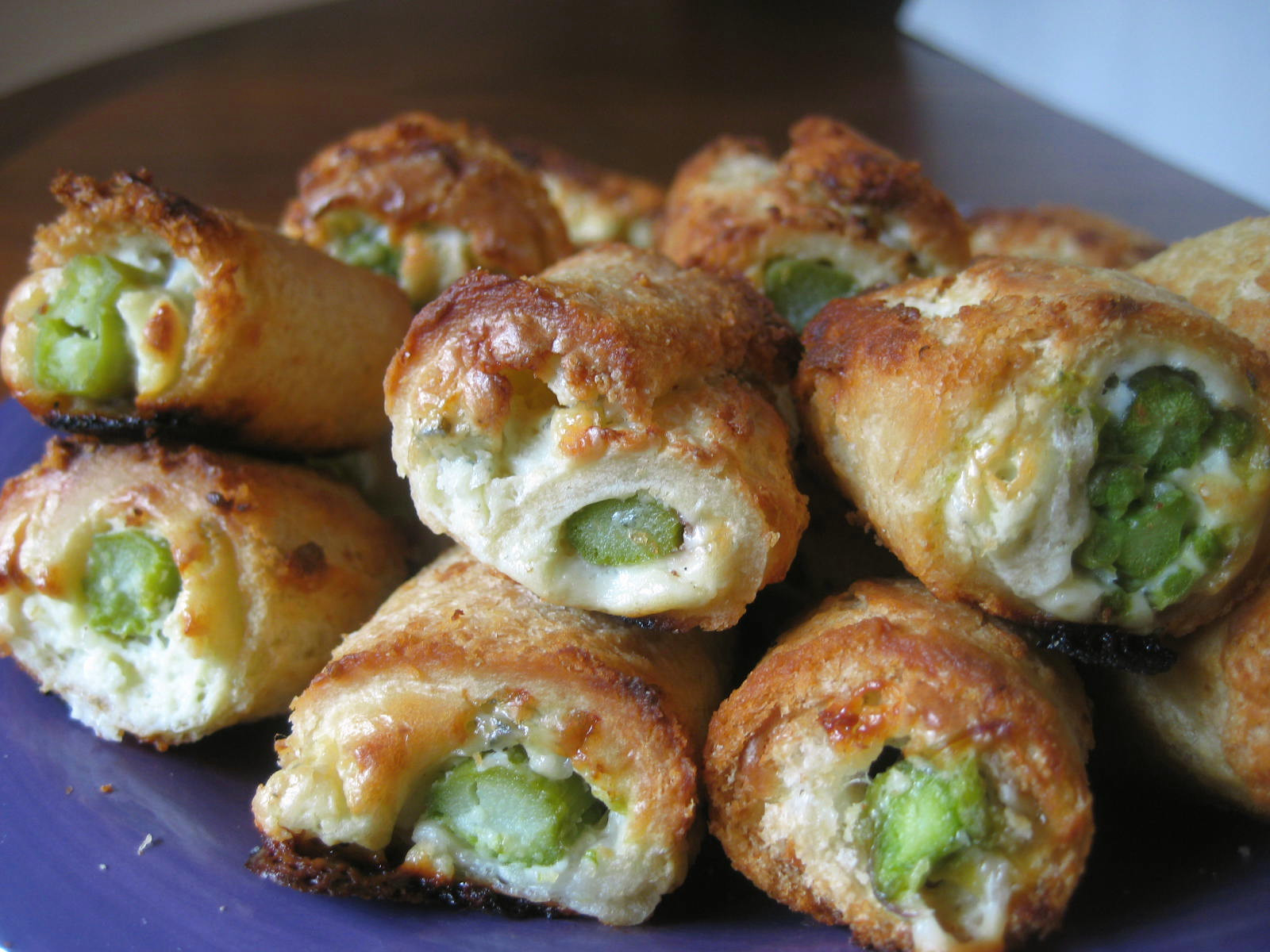 Asparagus Appetizers Recipe
 The Hedonistic Kitchen Hot Asparagus Rolls