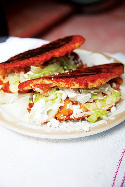 Authentic Mexican Main Dishes
 Pambazos Salsa Dipped Potato and Chorizo Sandwiches