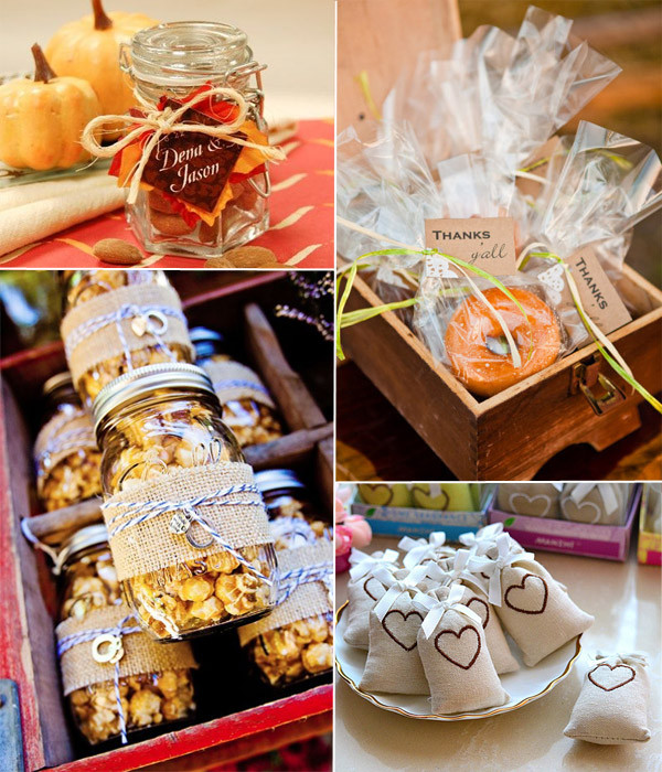 Autumn Wedding Favors
 10 Incredible Wedding Details for Fall Wedding 2014