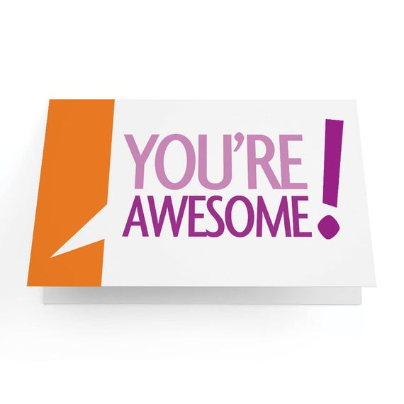 Awesome Birthday Cards
 You re Awesome Greeting Card Pack of 10